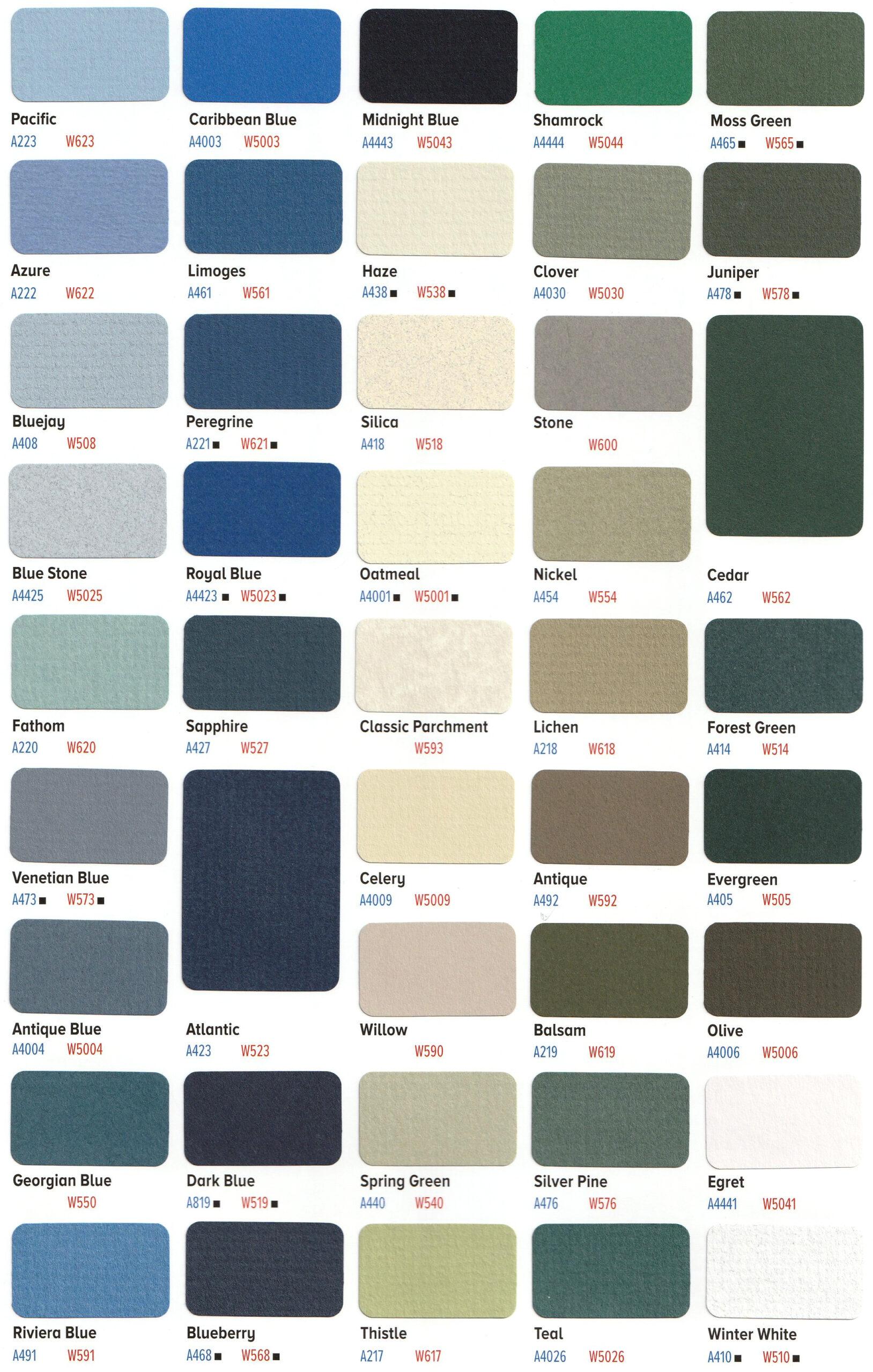 MAT SWATCHES - ACID FREE / CONSERVATION