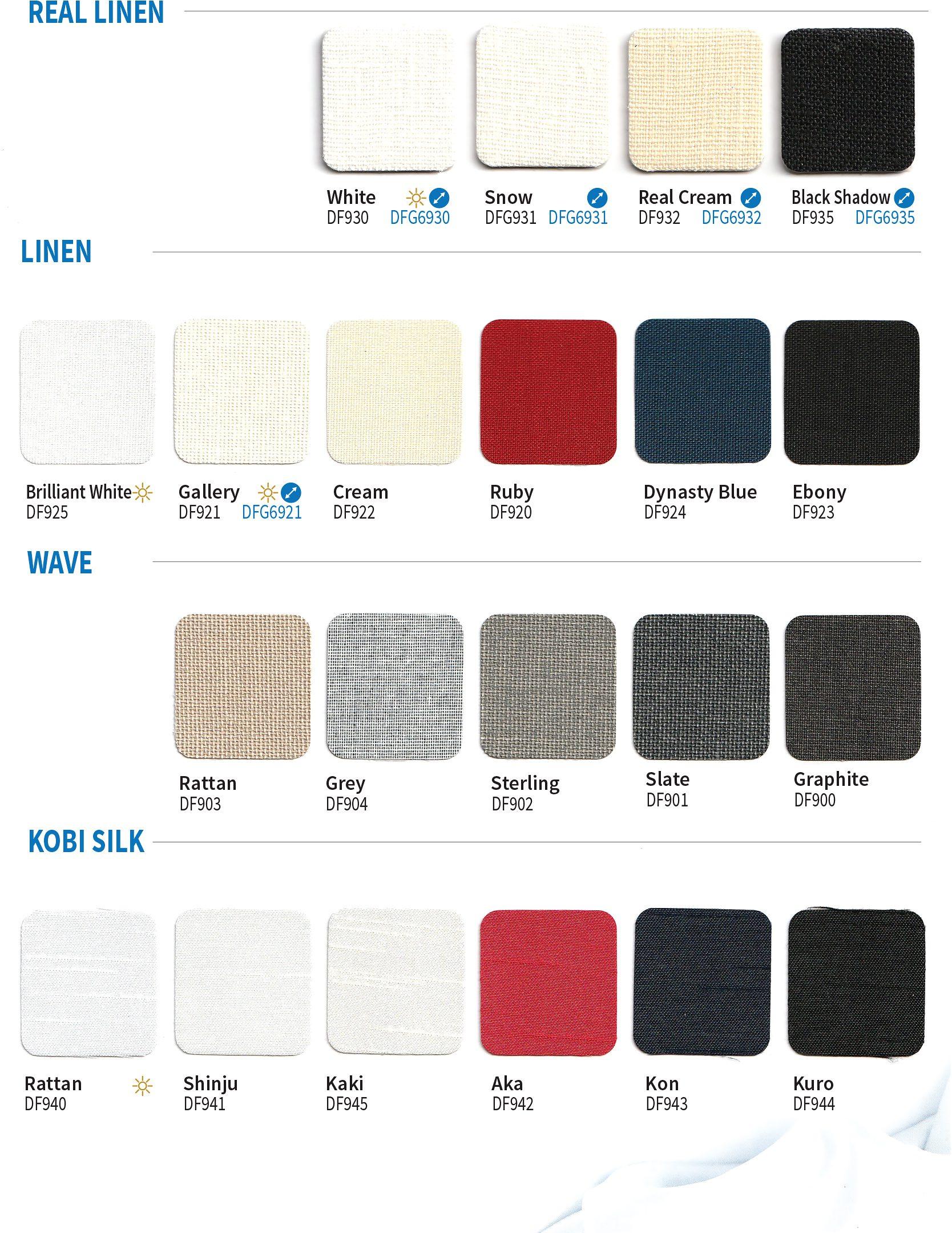 MAT SWATCHES - FABRIC