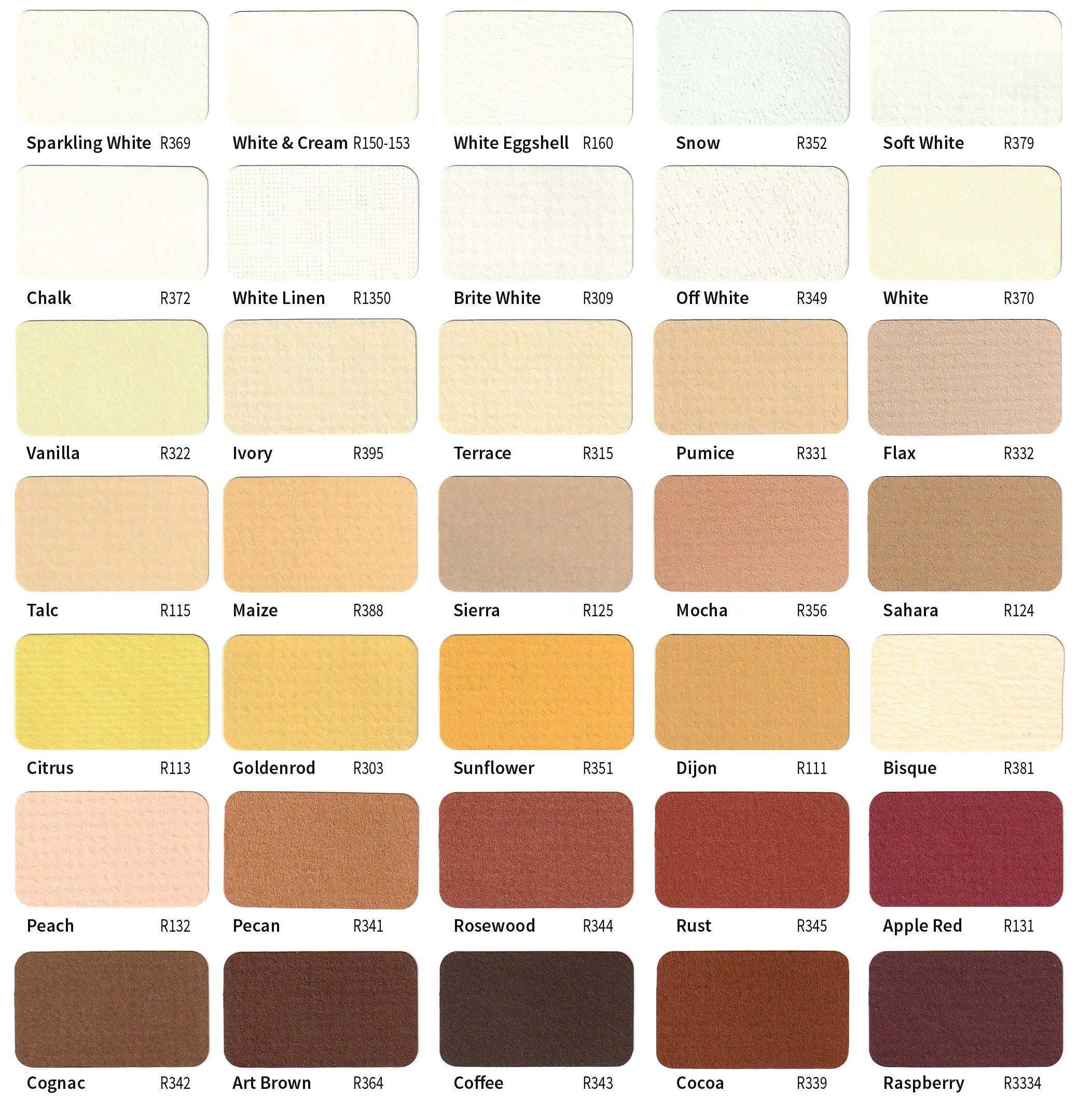 MAT SWATCHES - decorative / REGULAR