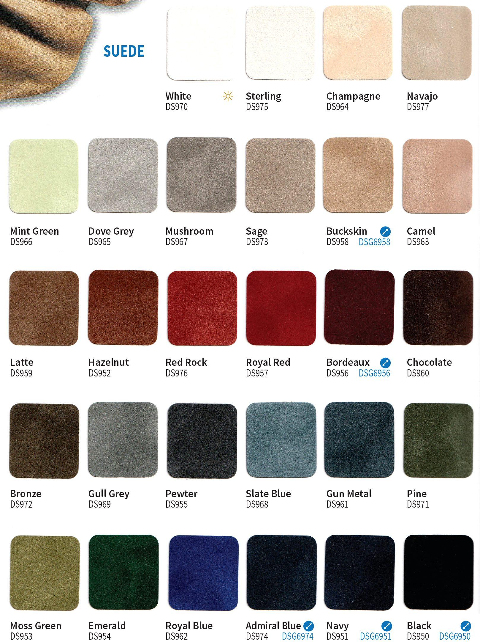MAT SWATCHES - SUEDE